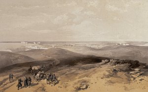Sebastopol desde la retaguardia de las baterías inglesas, 1855 de William Crimea Simpson